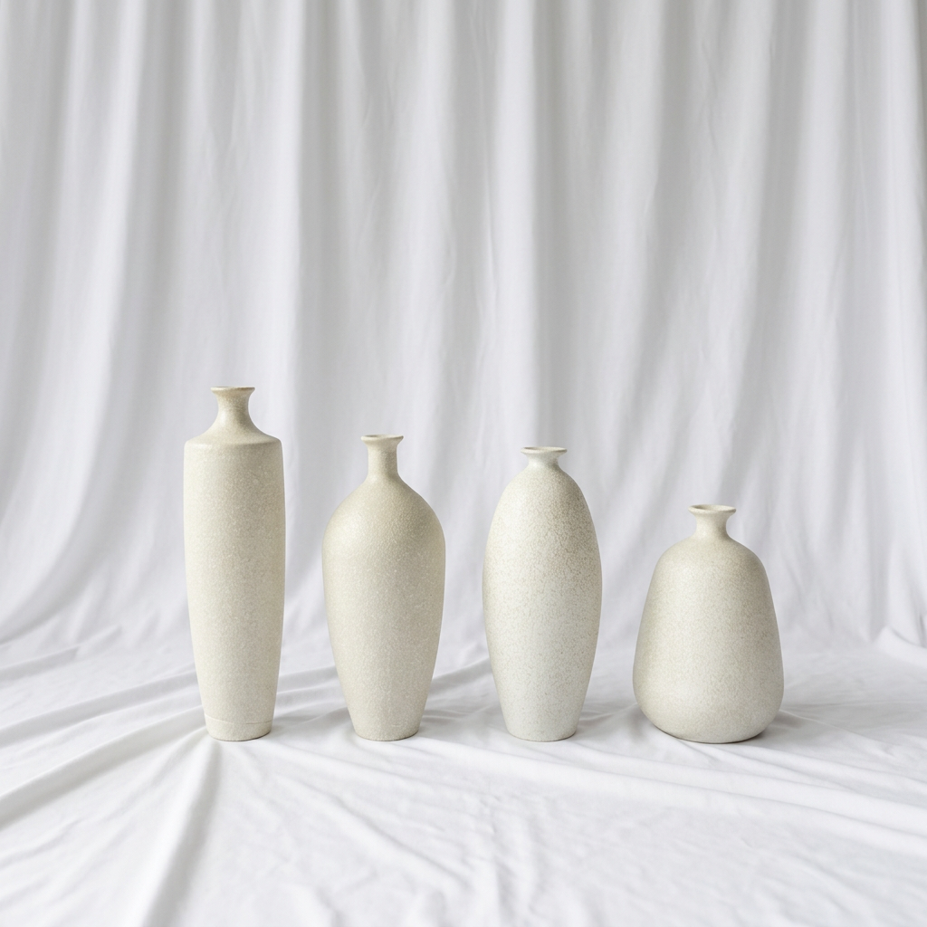 Speckled Stone Vase Collection