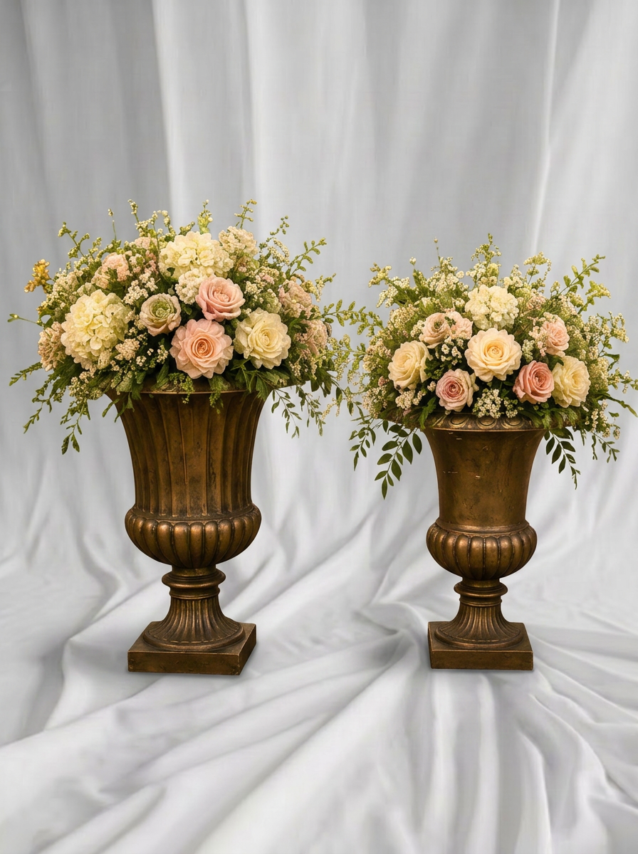 Classic Fluted Urns