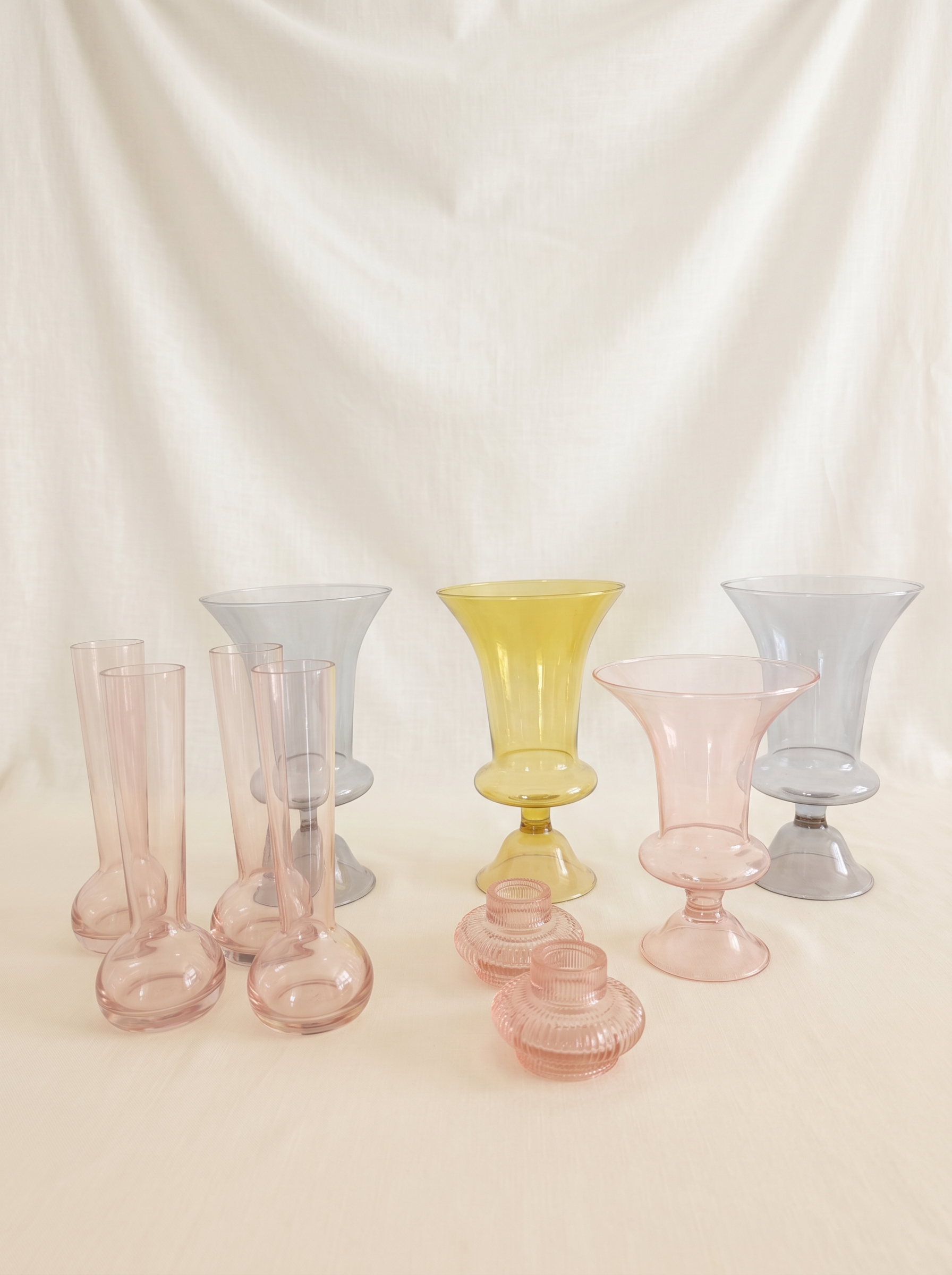 Pastel Vase Set
