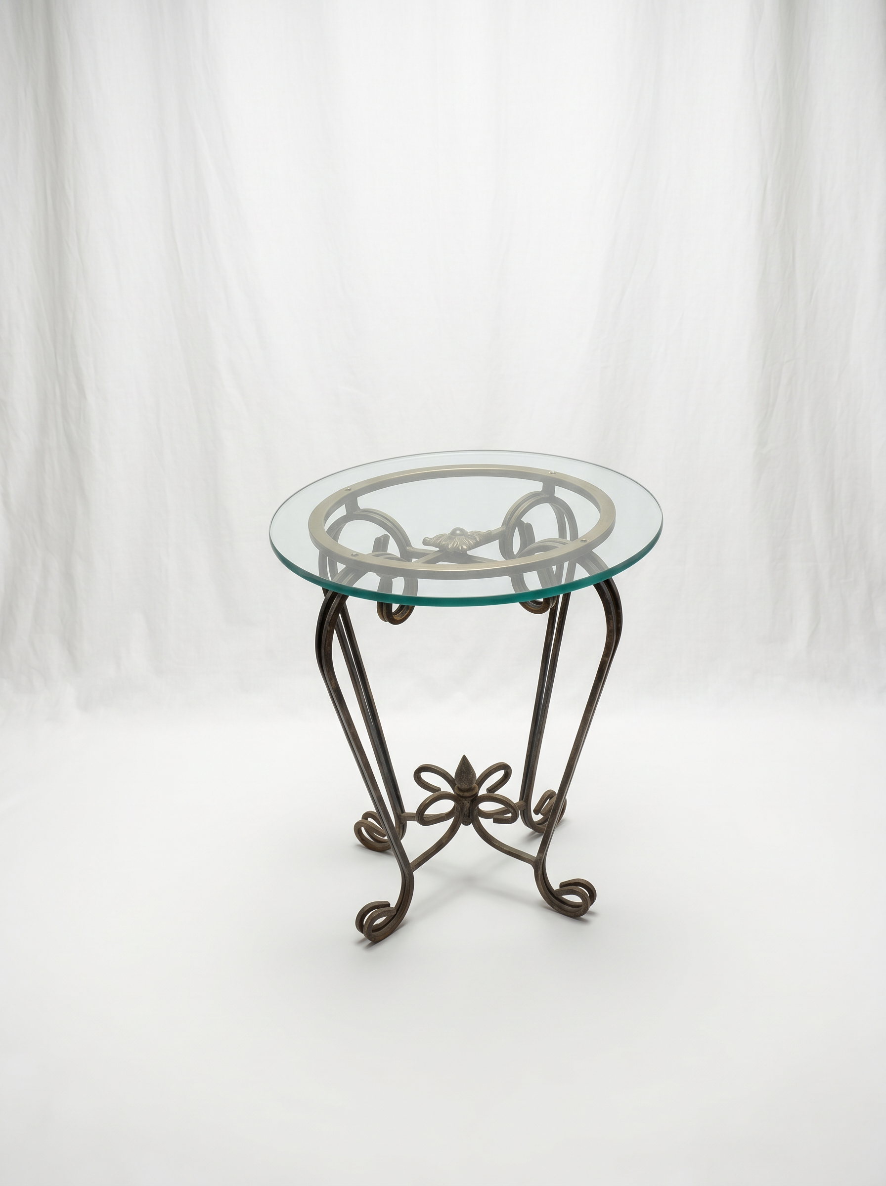 Ornate Brass Side Table