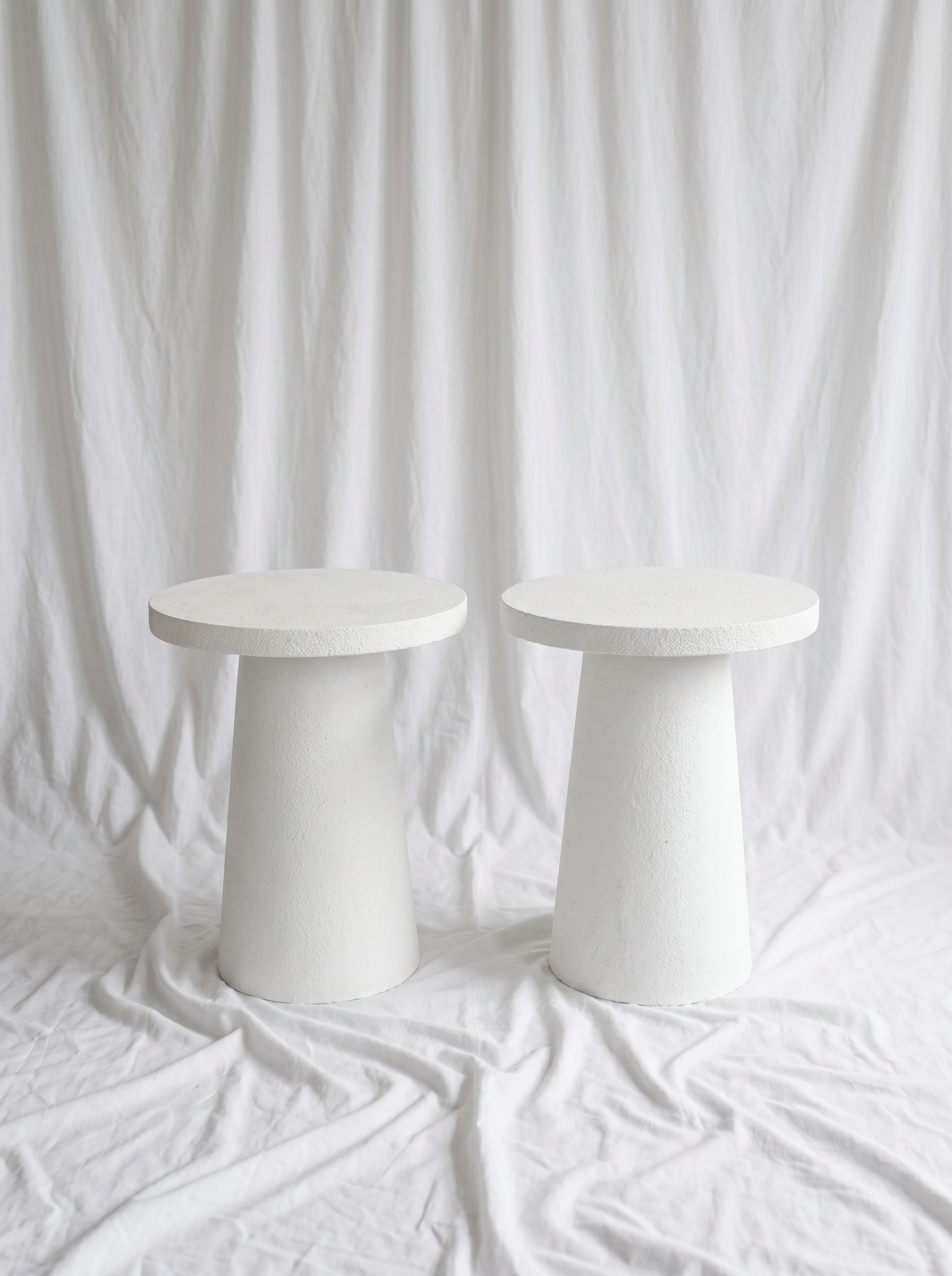 Faux Stone Side Table