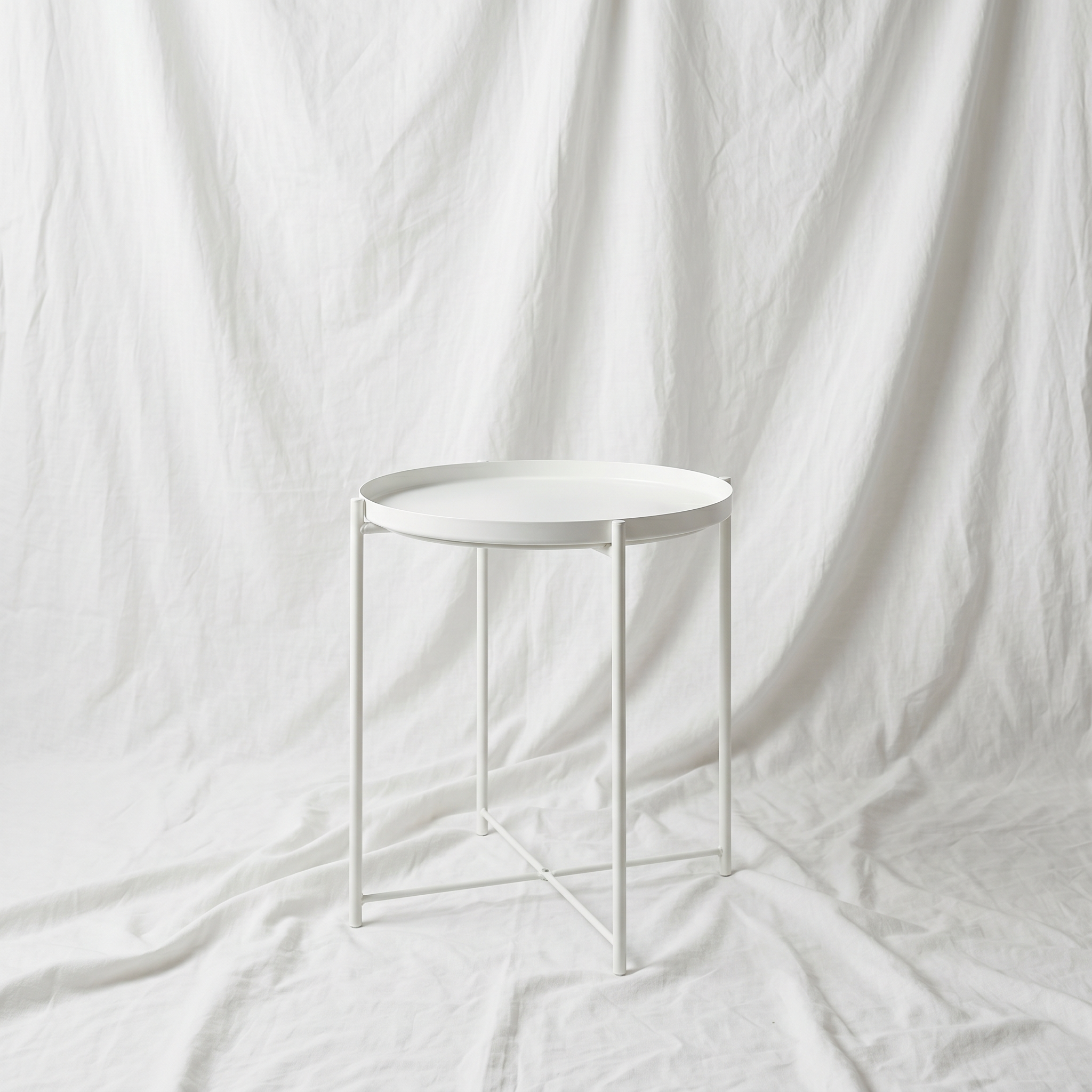 Metal Tray Side Table