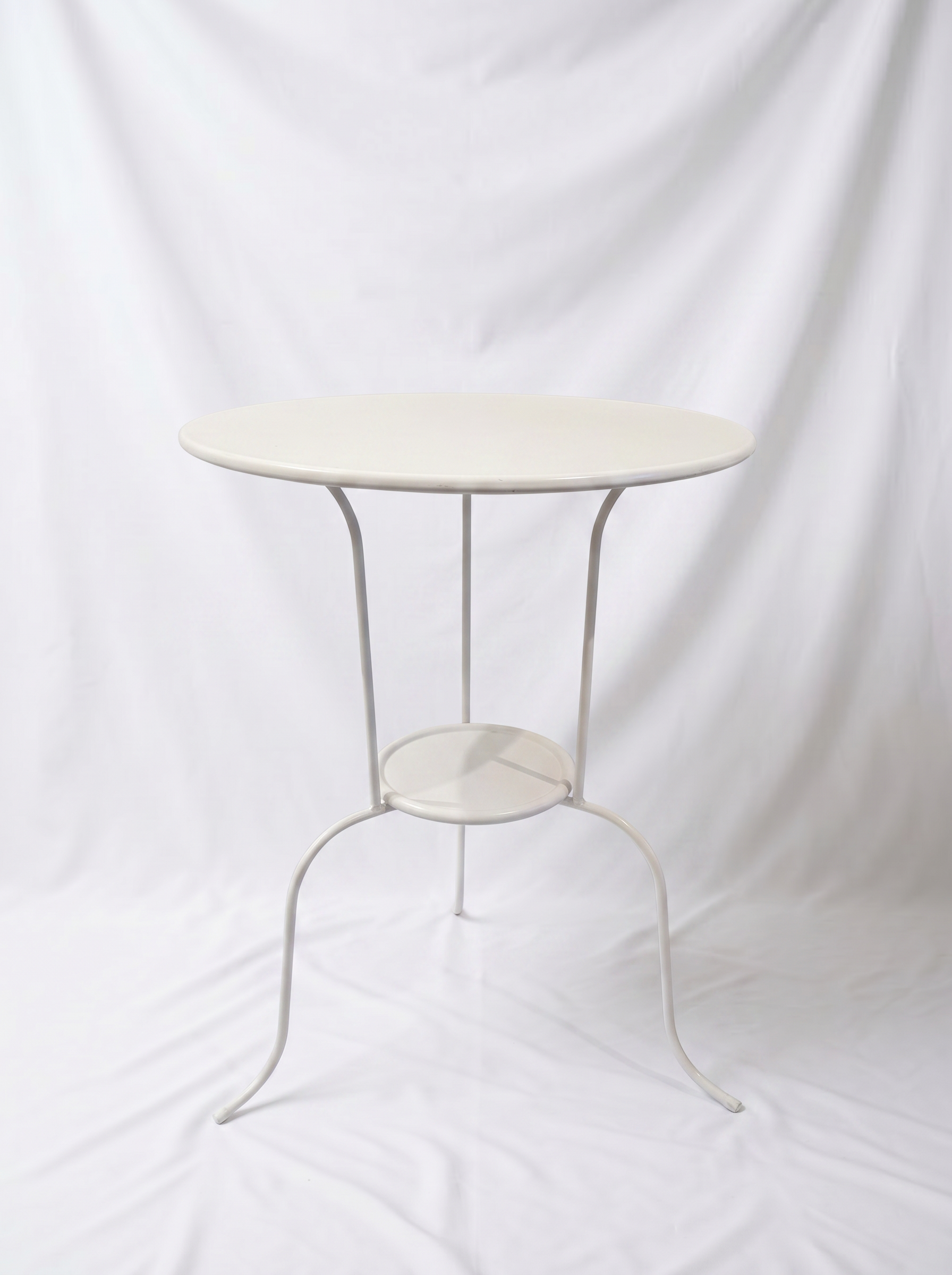 White Tripod Table